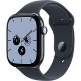 Apple Watch Series 12, Smartwatch dunkelblau, Keramik, 46 mm, Sportarmband Navyblau M/L, Cellular