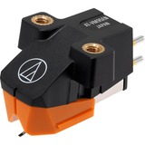 Audio-Technica AT-VM95EN, Tonabnehmer schwarz/orange, MM-Tonabnehmer, 1/2 Zoll Befestigung