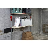 BESSEY Große Multifunktionshalterung STE-MH-SET schwarz/rot, 2 Stück, für BESSEY Deckenstützen STE und ST