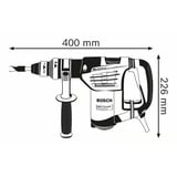 Bosch Professional Bohrhammer GBH 4-32 DFR Professional blau, 900 Watt, Koffer