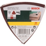 Bosch Schleifblatt Delta 93mm, K120 25 Stück