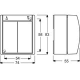 Busch-Jaeger Jalousieschalter 2601/4 W-54 weiß, Retail