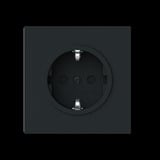 Busch-Jaeger Schutzkontaktsteckdose Safety Plus schwarz, Retail