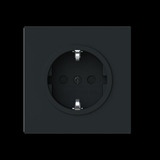 Busch-Jaeger Schutzkontaktsteckdose Safety Plus schwarz, Retail