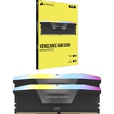 Corsair DIMM 64 GB DDR5-6400 (2x 32 GB) Dual-Kit, Arbeitsspeicher schwarz, CMH64GX5M2B6400C42, Vengeance RGB, INTEL XMP