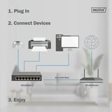 Digitus 8-Port Gigabit, Switch schwarz