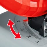 EINHELL Power X-Change Akku-Bandsäge TE-MB 18/127 U Li-Solo, 18Volt rot/schwarz, ohne Akku und Ladegerät, mit Untergestell