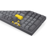 ENDORFY Celeris 1800, Gaming-Tastatur grau, US-Layout, ENDORFY Yellow by Gateron