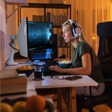 Ergotron HX Monitor Arm mit HD-Gelenk, Monitorhalterung weiß, für ultrabreite Curved Monitore