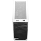 Fractal Design Meshify 2 Compact White TG Clear Tint, Tower-Gehäuse weiß/schwarz, Tempered Glass