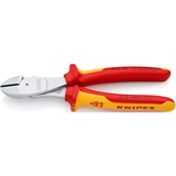 KNIPEX Kraft-Seitenschneider 74 06 200 VDE, Schneid-Zange rot/gelb, Länge 200mm, VDE-geprüft