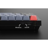 Keychron V4, Gaming-Tastatur schwarz/blaugrau, DE-Layout, Keychron K Pro Brown, Hot-Swap, RGB