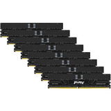 Kingston FURY DIMM 128 GB DDR5-6000 (8x 16 GB) Octa-Kit ECC, Arbeitsspeicher schwarz, KF560R32RBEK8-128, Renegade Pro, Registred, INTEL XMP, AMD EXPO