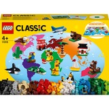 LEGO 11015 Classic Einmal um die Welt, Konstruktionsspielzeug Spielzeug für Kleinkinder ab 4 Jahren mit Bausteinen und baubaren Tieren