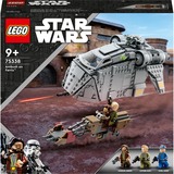 LEGO 75338 Star Wars Überfall auf Ferrix, Konstruktionsspielzeug Andor Set, mit Mobilem Tac-Pod, Speeder Bike und 3 Minifiguren