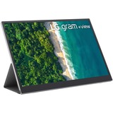 LG gram+view Portable Monitor, LED-Monitor 42 cm(16 Zoll), schwarz, QHD+, USB-C, IPS