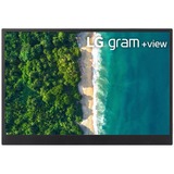 LG gram+view Portable Monitor, LED-Monitor 42 cm(16 Zoll), schwarz, QHD+, USB-C, IPS
