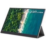 LG gram+view Portable Monitor, LED-Monitor 42 cm(16 Zoll), schwarz, QHD+, USB-C, IPS
