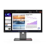 Lenovo ThinkVision P24Q-40, LED-Monitor 60.5 cm (23.8 Zoll), schwarz, QHD, IPS, HDMI, DP, USB-Hub, Daisy Chain