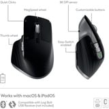 Logitech MX Master 3S für Mac, Maus graphit, 7 Tasten, Bluetooth, optimiert für das Apple-Ökosystem
