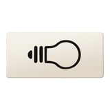 Merten Symbol Licht rechteckig, Schalter weiß, Retail