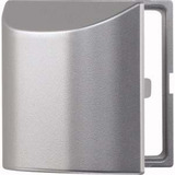 Merten Zwischenring mit Klappdeckel, Adapter aluminium, Retail