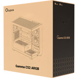 Ocypus Gamma C50 ARGB , Tower-Gehäuse schwarz, Tempered Glass