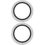 PanzerGlass Hoops Kameraschutz, Schutzfolie silber, iPhone 17 / 16 / 16 Plus