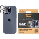 PanzerGlass PicturePerfect Kameraschutz, Schutzfolie transparent, iPhone 15 Pro, iPhone 15 Pro Max