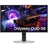 SAMSUNG Odyssey S32FG814SU QD-OLED, Gaming-Monitor 80 cm (32 Zoll), silber, UltraHD/4K, FreeSync Premium Pro, USB-Hub, 240Hz Panel