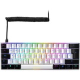 Sharkoon SKILLER SGK50 S4, Gaming-Tastatur weiß/schwarz, ES-Layout, Kailh Red