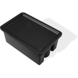 Weber WORKS tragbarer Aufbewahrungskorb, 2-teilig, für Seitentisch, Korbeinsatz schwarz, für SLATE GPD Premium Plancha