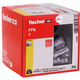 fischer Porenbetondübel FFA 8 hellgrau, 30 Stück