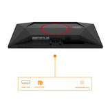 AOC 24G4HRE, Gaming-Monitor 60.5 cm (23.8 Zoll), schwarz/rot, FullHD, Fast-IPS, HDR10, HDMI, DP, 200Hz Panel