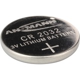 Ansmann Lithium Knopfzelle CR-2032, Batterie silber