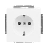Busch-Jaeger Schutzkontakt Steckdosen Einsatz weiß, Retail