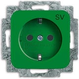 Busch-Jaeger Schutzkontaktsteckdose Einsatz grün, Retail