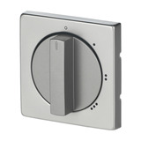 Busch-Jaeger Zentralscheibe Edelstahl Dreistufen Drehschalter, Abdeckung edelstahl, Retail