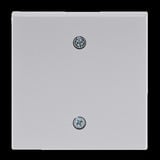 Busch-Jaeger Zentralscheibe für Zugschalter Schraubbefestigung, Abdeckung aluminium, Retail