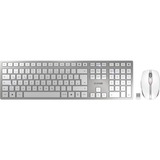 CHERRY DW 9100 SLIM + McAfee Bundle, Desktop-Set weiß/silber, DE-Layout, SX-Scherentechnologie