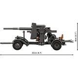 COBI 8.8 cm Flak 18 mit Lafette, Konstruktionsspielzeug 