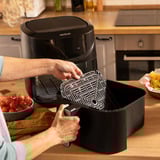 Cecotec Heißluftfritteuse Cecofry Absolute 7600 schwarz, 2.000 Watt, Korb 7,6 Liter