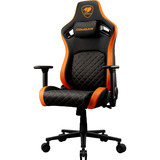 Cougar Gaming-Stuhl Defensor schwarz/orange, Premium-Kunstleder Hyper-Dura