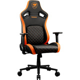 Cougar Gaming-Stuhl Defensor schwarz/orange, Premium-Kunstleder Hyper-Dura