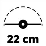 Einhell Rasentrimmer GC-ET 2522 rot, 250 Watt
