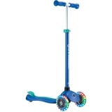 GLOBBER Primo Plus Lights inkl. Helm, Scooter dunkelblau/türkis