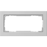 Gira Abdeckrahmen 2-fach, Abdeckung grau, Retail