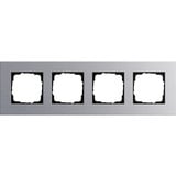 Gira Abdeckrahmen vierfach Aluminium eloxiert, Abdeckung aluminium, Retail
