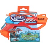 Hasbro Nerf Super Soaker DinoSquad Raptor-Surge, Wasserpistole orange/hellblau