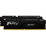 Kingston FURY DIMM 64 GB DDR5-6400 (2x 32 GB) Dual-Kit, Arbeitsspeicher schwarz, KF564C32BBEK2-64, FURY Beast, INTEL XMP, AMD EXPO